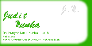 judit munka business card